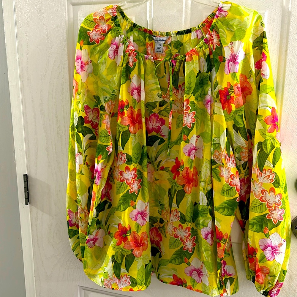Tommy Bahama Floral Blouse